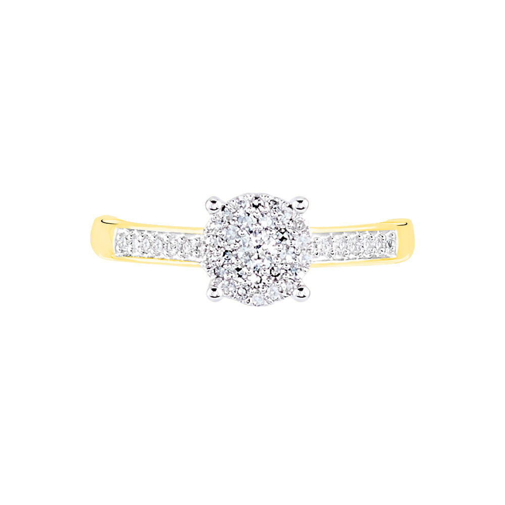 Bague Serena Or Jaune Diamant - Parures de mariage Femme | Marc Orian