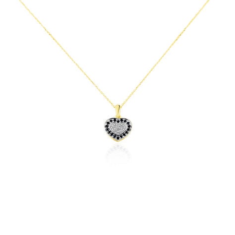 Collier Or Jaune Mair Saphirs Diamants - Colliers avec pierres Femme | Marc Orian