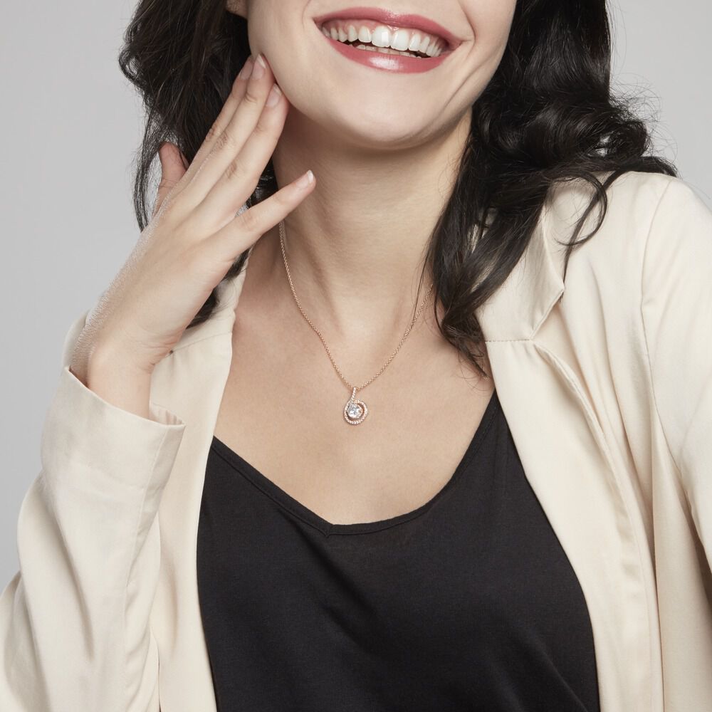 Collier Florentina Plaqué Or Jaune Oxyde De Zirconium - Colliers avec pierres Femme | Marc Orian