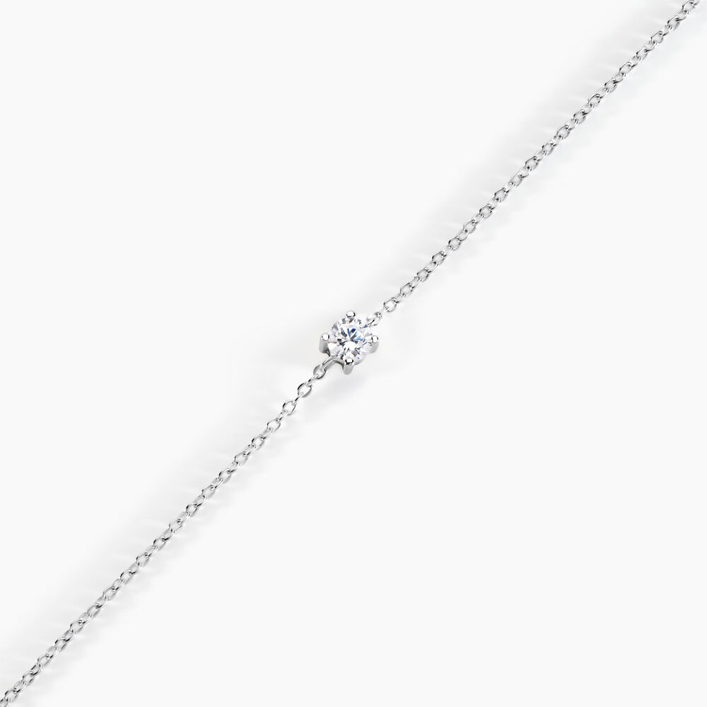 Bracelet Argent Lylwenn Oxydes De Zirconium - Bracelets chaînes Femme | Marc Orian