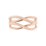 Bague Moisette Argent Rose Oxyde De Zirconium - Bijoux fantaisie Femme | Marc Orian