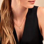 Collier Acier Dor&eacute; Cristal - Colliers avec pierres Femme | Marc Orian