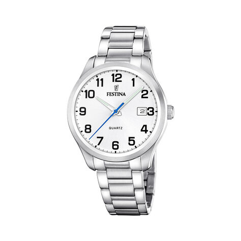 Montre Festina Classics 42 Blanc - Montres &eacute;tanches Homme | Marc Orian