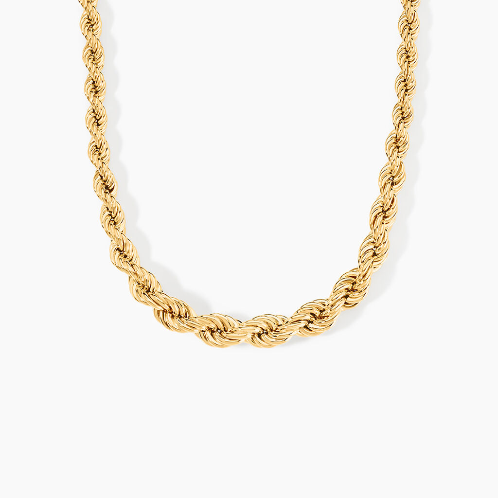 Collier Jerry Danilo Maille Corde Or Jaune - Chaines Femme | Marc Orian