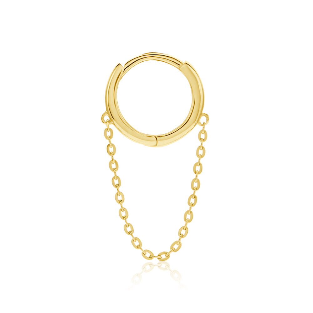 Bijou D'oreille Unitaire Or Jaune Brittani - Piercings d'oreilles Femme | Marc Orian