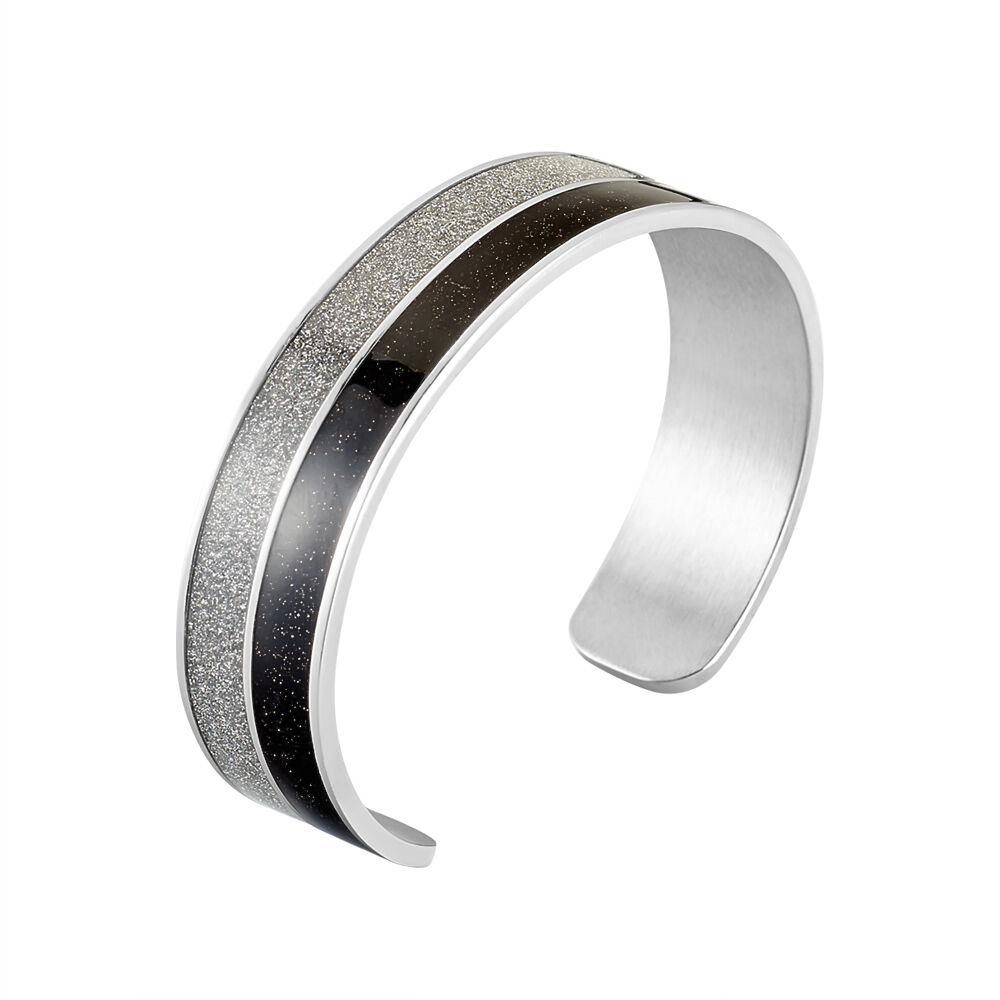 Bracelet Jonc Marie-adelaide Acier Blanc - Bracelets joncs Femme | Marc Orian