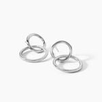 Boucles D'oreilles Pendantes Argent Blanc Vanne - Pendantes Femme | Marc Orian