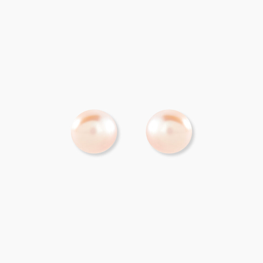 Boucles D'oreilles Puces Ursulina Or Jaune Perle De Culture - Boucles d'oreilles mariage Femme | Marc Orian