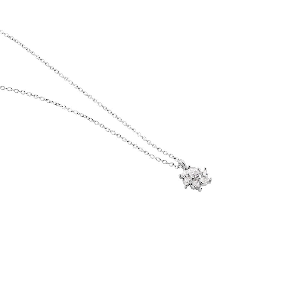 Collier Ulyssia Argent Blanc Oxyde De Zirconium - Colliers avec pierres Femme | Marc Orian