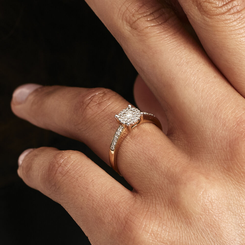 Bague Serena Or Jaune Diamant - Bagues pierres précieuses Femme | Marc Orian