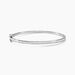 Bracelet Jonc Laurianne Argent Blanc Oxyde De Zirconium - Bracelets joncs Femme | Marc Orian