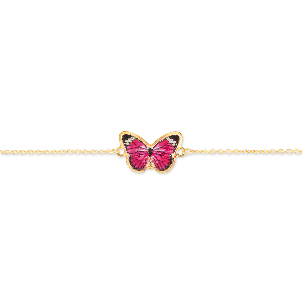 Bracelet Sulivia Papillon Or Jaune - Bracelets chaînes Enfant | Marc Orian