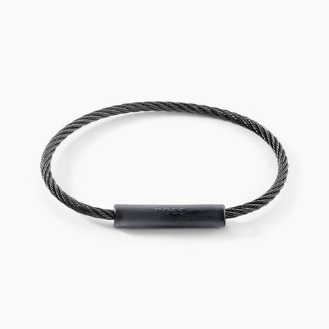 Bracelet Boss Alek Acier Noir - Bracelets cha&icirc;nes Homme | Marc Orian
