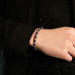 Bracelet Jourdan Cuir De Vache Bicolore - Bracelets cuir Homme | Marc Orian