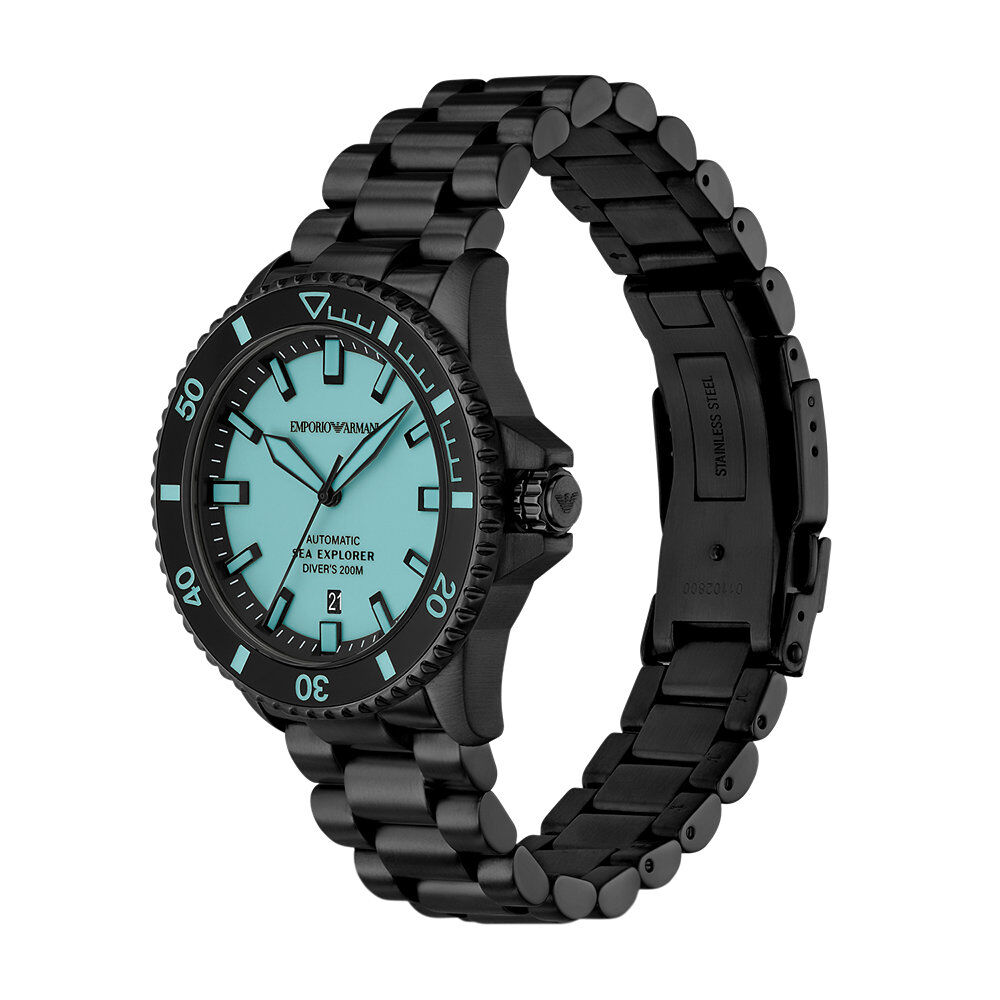 Montre Emporio Armani Sea Explorer Bleu - Montres automatiques Homme | Marc Orian