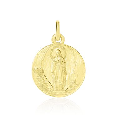 Medaille Or Jaune Vierge