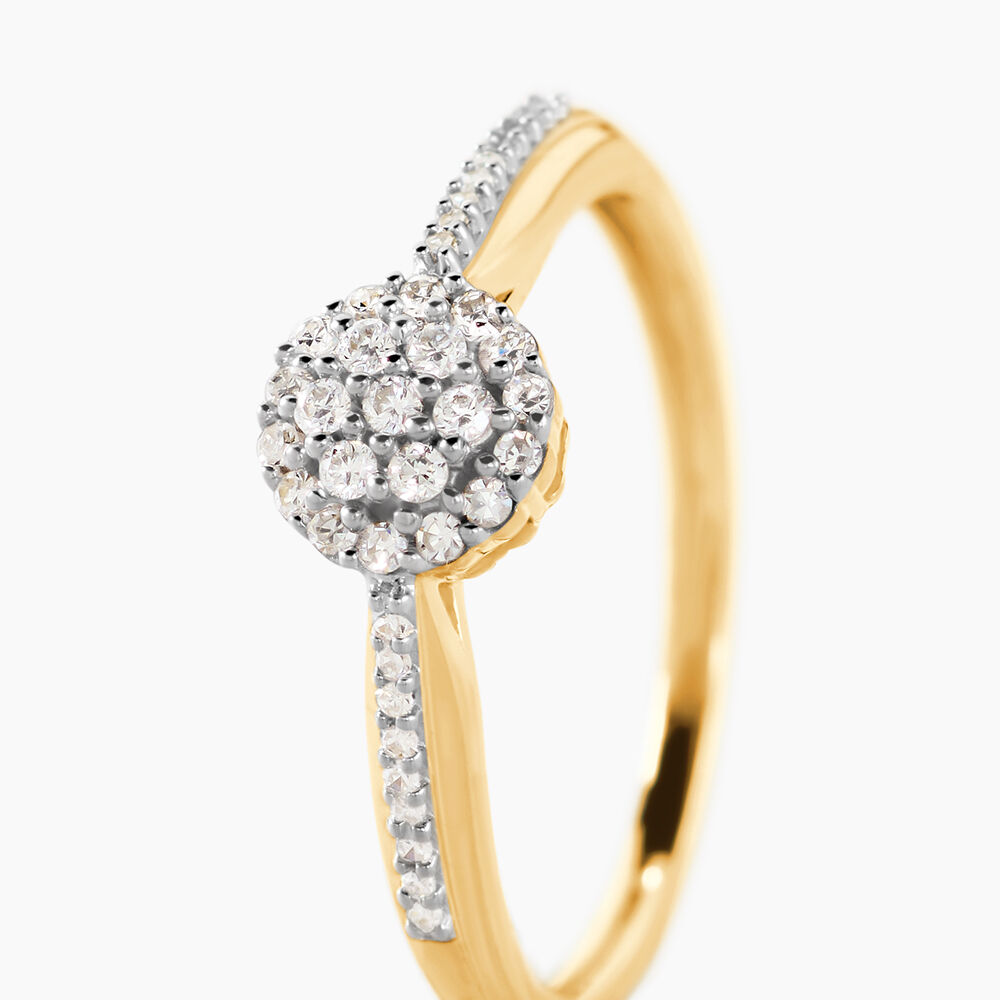 Bague Veranina Or Jaune Diamant - Parures de mariage Femme | Marc Orian