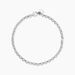 Bracelet Carola Maille Jaseron Argent Blanc - Bracelets mailles Femme | Marc Orian