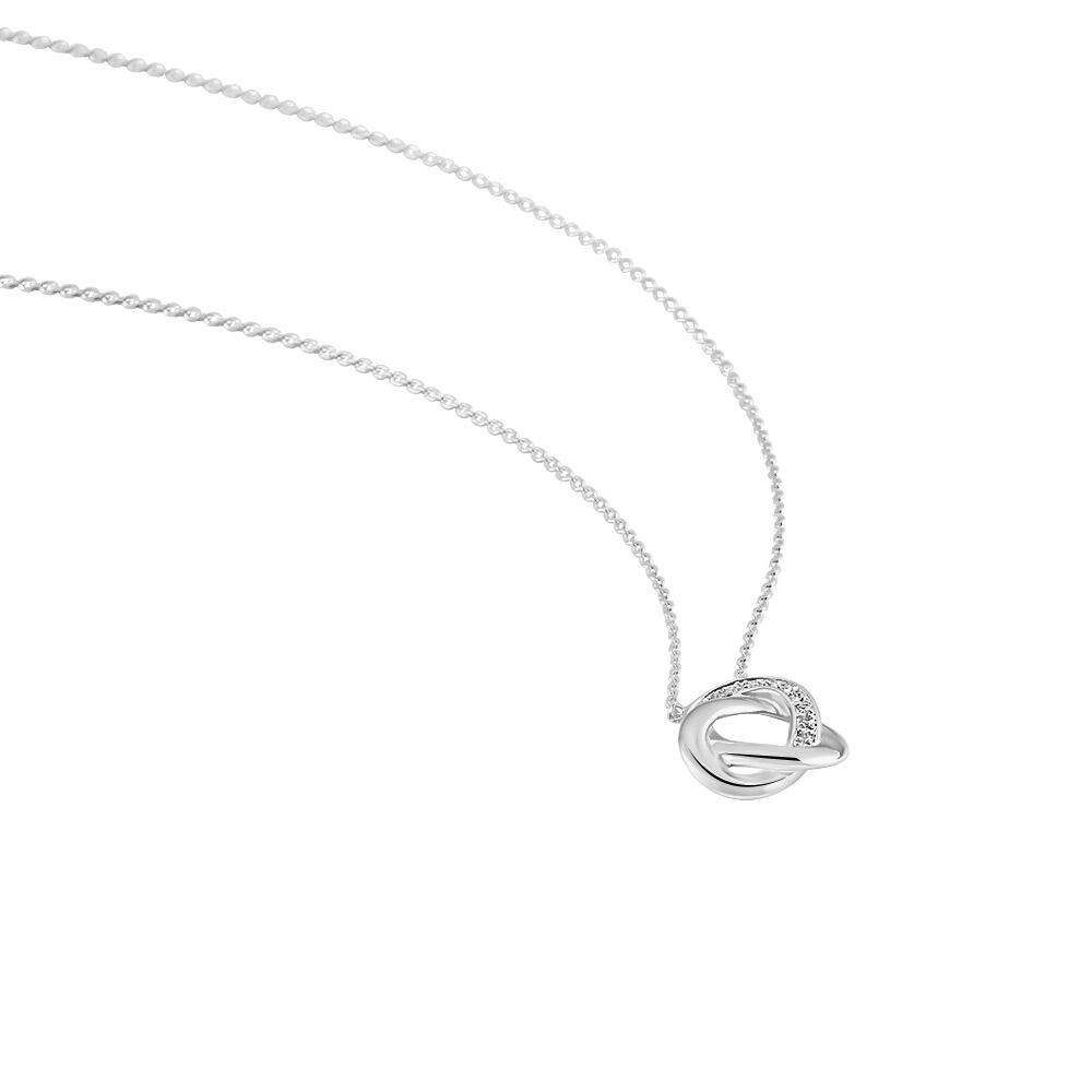 Collier Mastrona Or Blanc Diamant - Colliers avec pierres Femme | Marc Orian