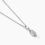 Collier Duchesse Argent Blanc Oxyde De Zirconium - Colliers avec pierres Femme | Marc Orian