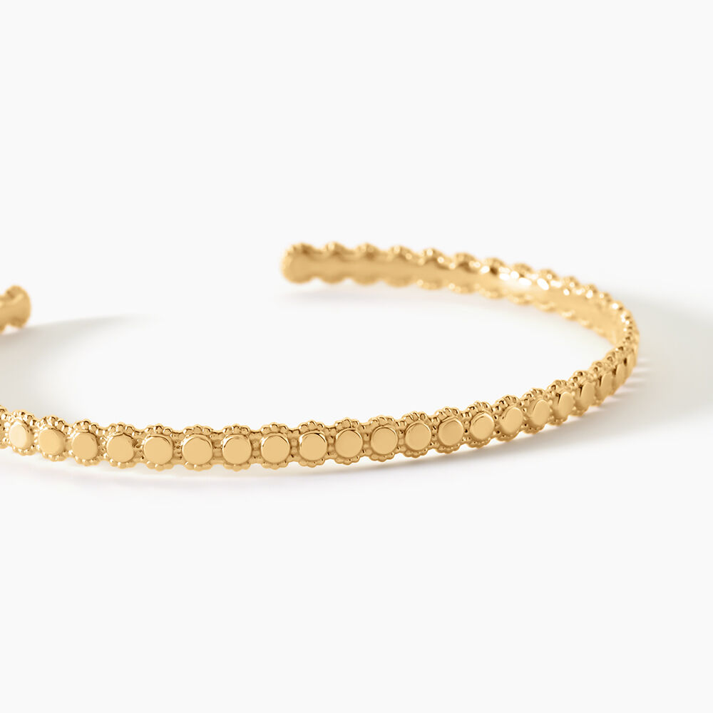 Bracelet Jonc Fedelina Argent Dor&eacute; A L'Or 750/1000 - Bracelets joncs Femme | Marc Orian