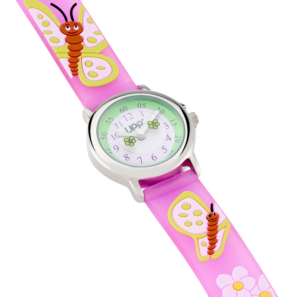 Montre Upp Papillon Vert Et Parme - Montres Enfant | Marc Orian