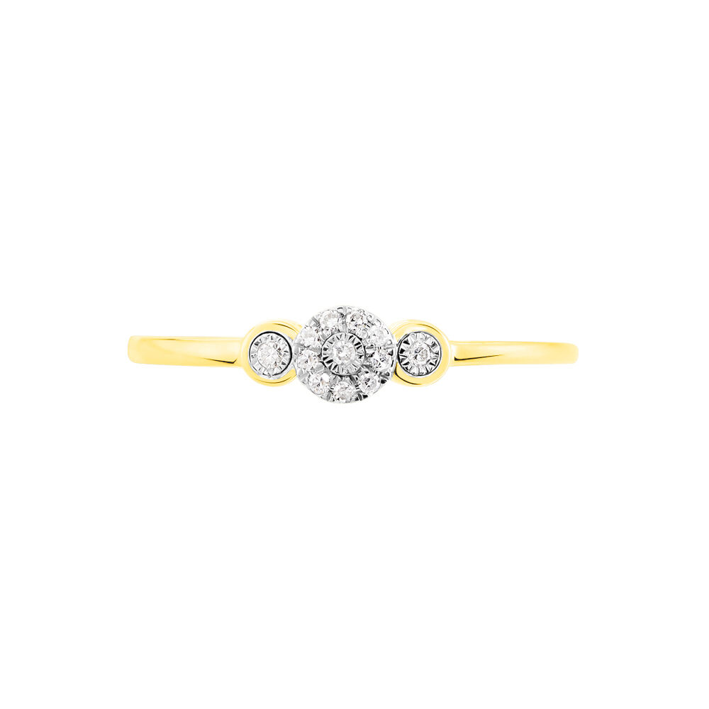 Bague Cesarita Or Jaune Diamant - Bagues fiançailles Femme | Marc Orian