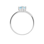 Bague Mahina Or Blanc Topaze - Bagues pierres fines Femme | Marc Orian