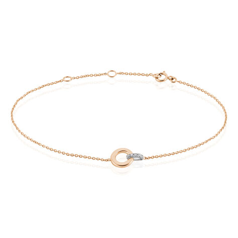 Bracelet Melynda Or Rose Diamant - Bracelets cha&icirc;nes Femme | Marc Orian