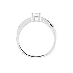 Bague Solitaire Doralicia Argent Blanc Oxyde De Zirconium - Bijoux fantaisie Femme | Marc Orian