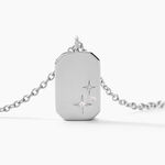 Collier Youna Argent Blanc Oxyde De Zirconium - Colliers avec pierres Femme | Marc Orian