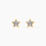 Boucles D'oreilles Puces Chirine Etoile Or Jaune - Puces Enfant | Marc Orian