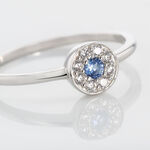 Bague Argent Blanc Auxana Oxyde De Zirconium - Bijoux fantaisie Femme | Marc Orian