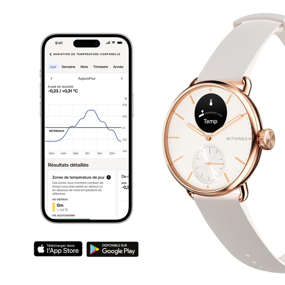 Montre Connectée Withings Scanwatch 2 - Montres connectées Femme | Marc Orian