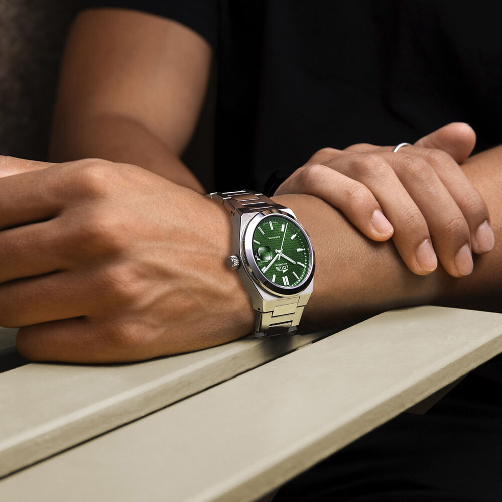 Montre Lotus Automatico Vert - Fête des pères Homme | Marc Orian