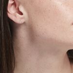 Boucles D'oreilles Puces Antonina Argent Blanc Oxyde De Zirconium - Puces Femme | Marc Orian