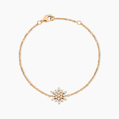 Bracelet Plaqu&eacute; Or Lisha Oxyde De Zirconium - Bracelets fantaisie Femme | Marc Orian