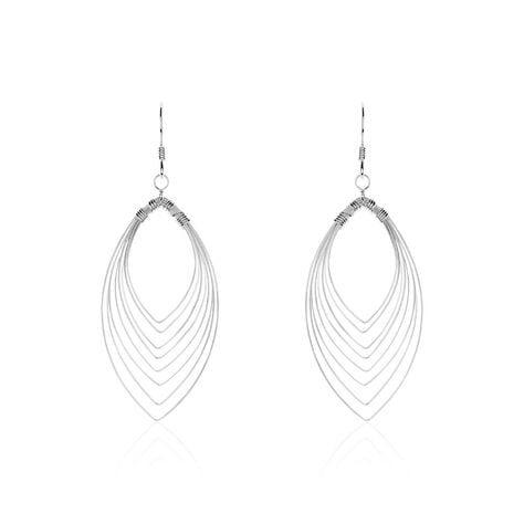 Boucles D'oreilles Pendantes Argent Katje - Pendantes Femme | Marc Orian