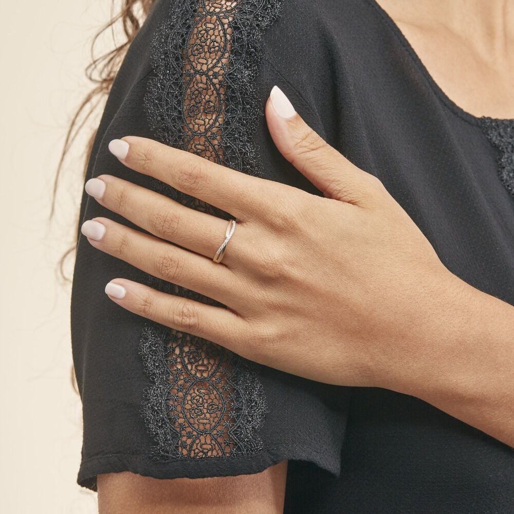 Bague Eister Or Jaune Oxyde De Zirconium - Bagues avec pierre Femme | Marc Orian