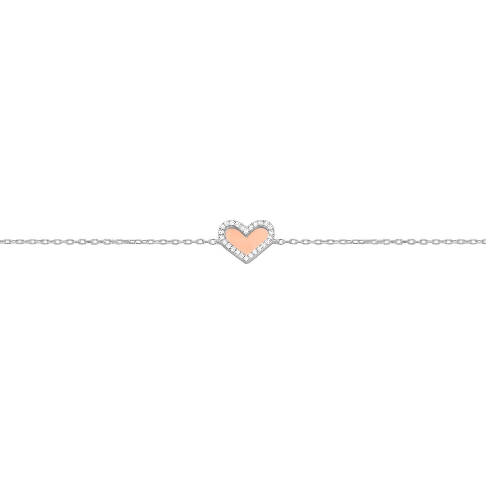 Bracelet Maylia Or Bicolore Diamant - Bracelets chaînes Femme | Marc Orian