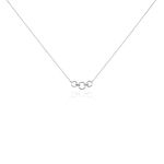 Collier Or Blanc Judyta Diamants - Colliers avec pierres Femme | Marc Orian