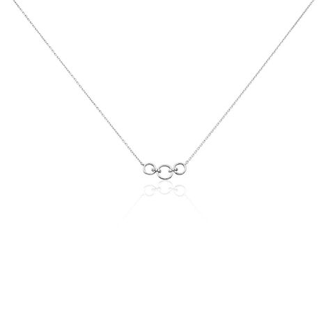 Collier Or Blanc Judyta Diamants - Colliers avec pierres Femme | Marc Orian