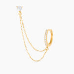 Bijou D'oreille Unitaire Michi Or Jaune Oxyde De Zirconium - Piercings d'oreilles Femme | Marc Orian