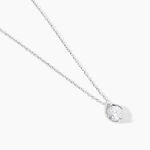 Collier Cleopatra Argent Blanc Oxyde De Zirconium - Colliers avec pierres Femme | Marc Orian