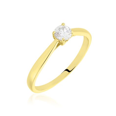 Bague Solitaire Vicoeuria Or Jaune Diamant - Solitaires Femme | Marc Orian