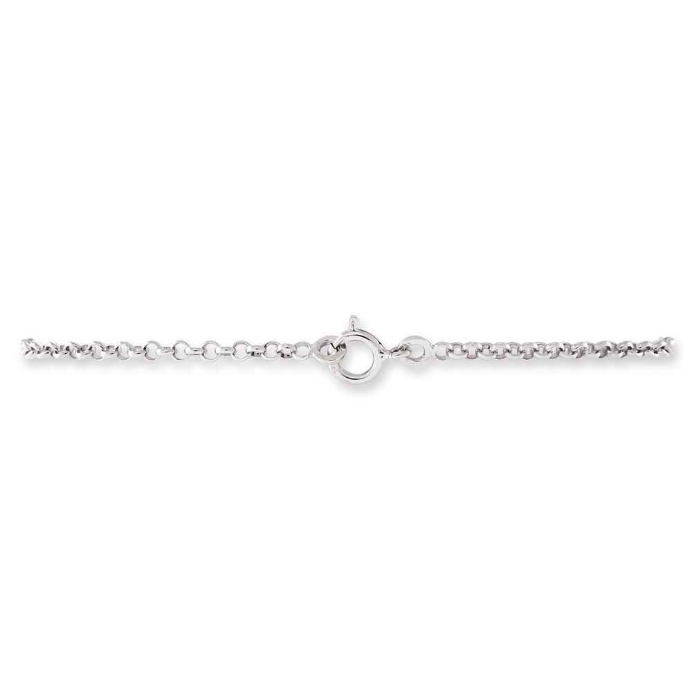 Bracelet Ble Argent Blanc Oxyde De Zirconium - Bracelets chaînes Femme | Marc Orian