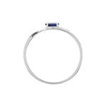 Bague Emotion Or Blanc Saphir Diamant - Solitaires Femme | Marc Orian