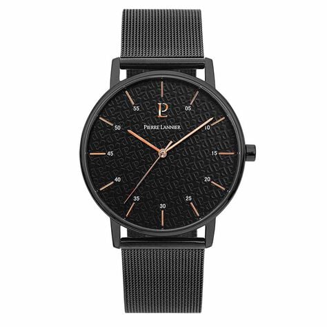 Montre Pierre Lannier Collection Cityline Noir - Montres &eacute;tanches Homme | Marc Orian