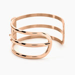 Bracelet Jonc Medina Acier Rose Pierre De Synthese - Bracelets joncs Femme | Marc Orian