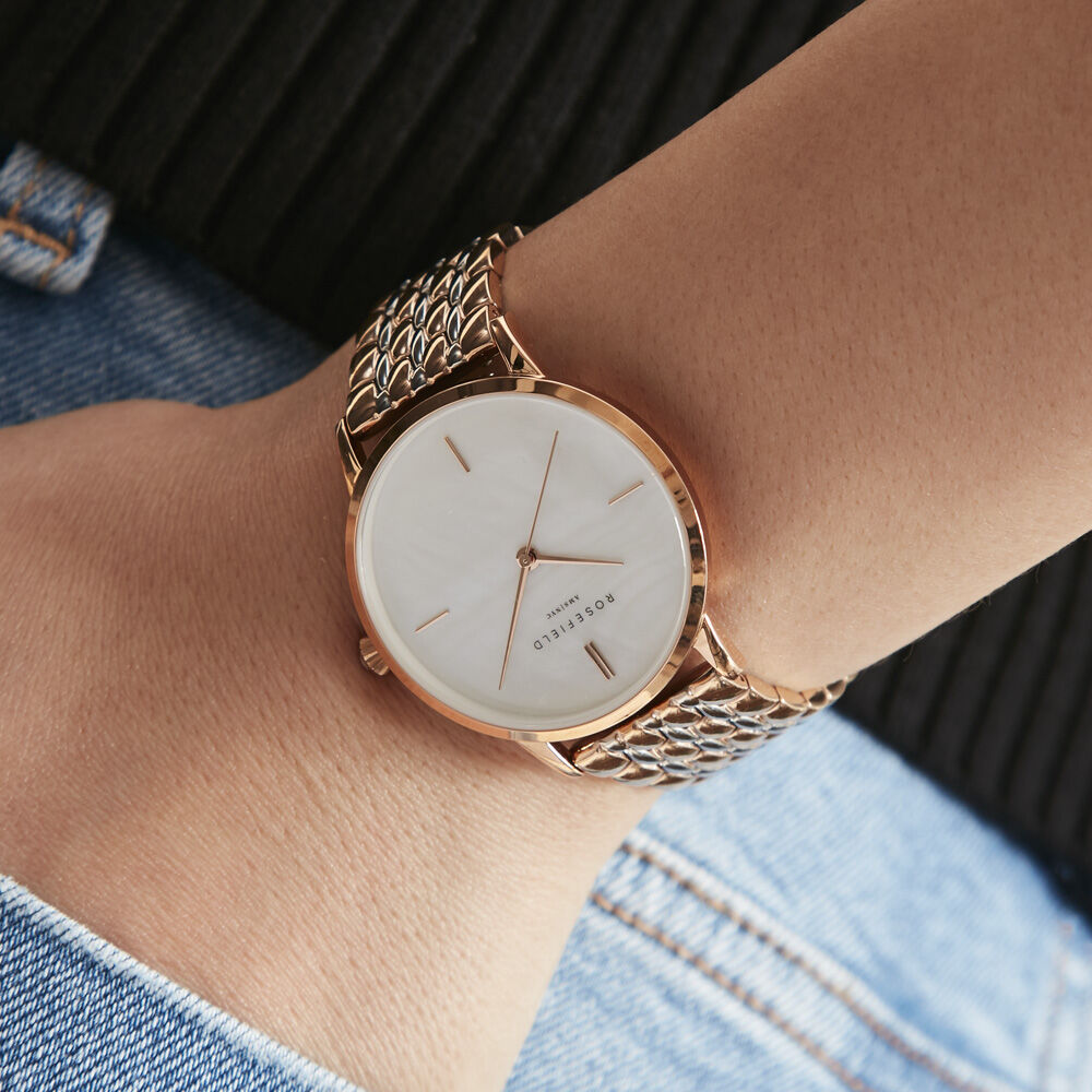 Montre Rosefield Pearl Edit Blanc - Montres étanches Femme | Marc Orian